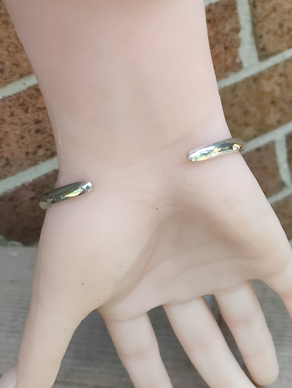 Carolyn Pollack Relios Sterling Silver Cuff Bracelet With Rhodonite Gemstones - Picture 9 of 11